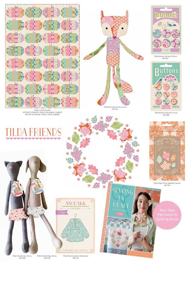 We are just over the top excited about placing our first order for Tilda fabrics!