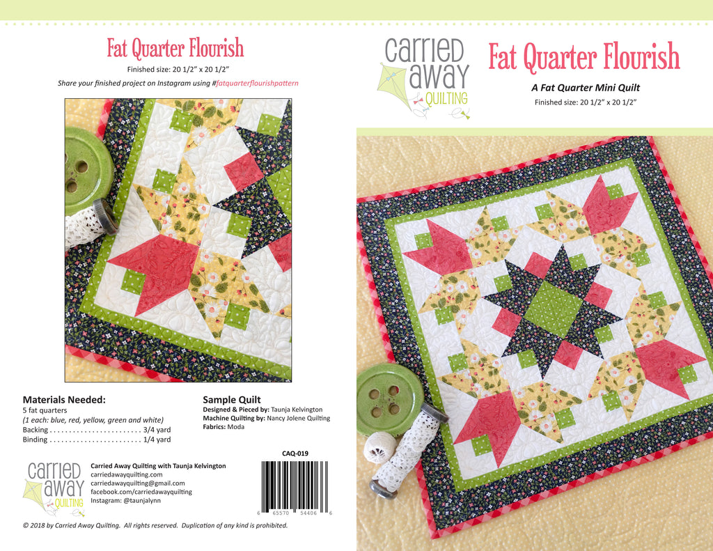 New Patterns by Carried Away Quilting!