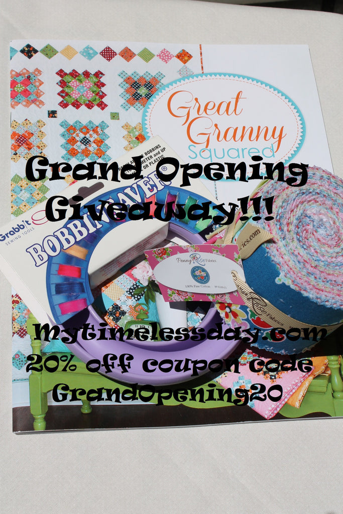 Grand Opening Giveaway!!! Use GrandOpening20 code for 20% off your order!!!