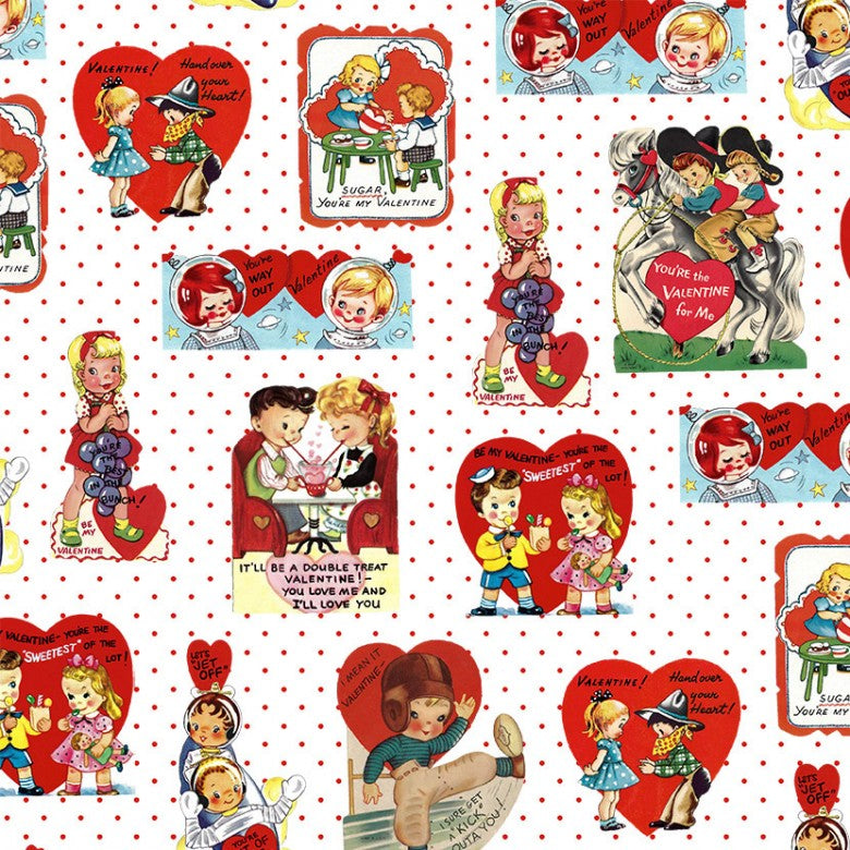 VINTAGE VALENTINES Be Mine from Michael Miller Fabrics