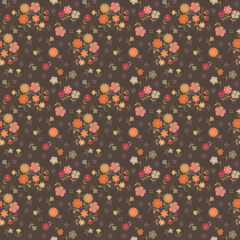 "Autumn"-Floral Raisin by Lori Holt of Bee in My Bonnet for Riley Blake