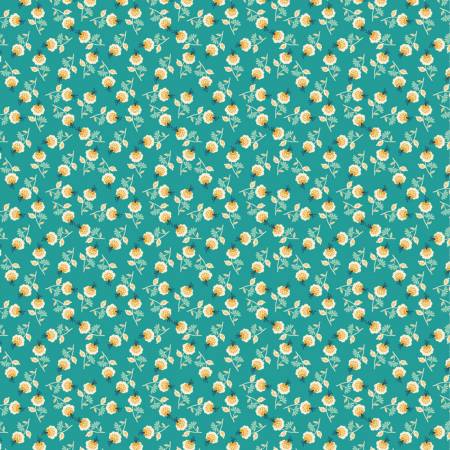 "Betsy's Sewing Kit"-Teal Darling Daisy by Poppie Cotton