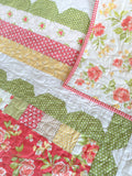 Sweetly Scalloped Quilt Pattern by Taunja Kelvington of Carried Away Quilting
