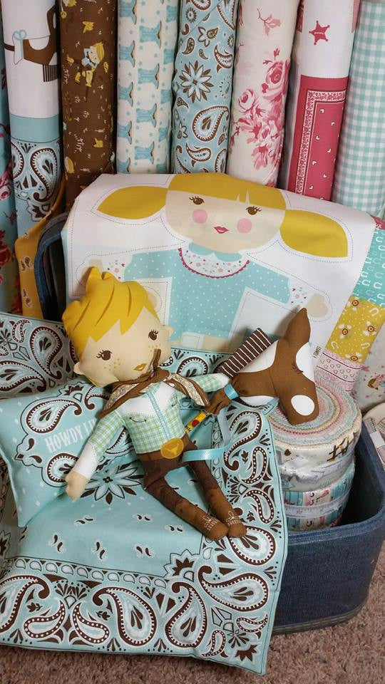 Howdy!!  Have fun making the cowboy doll and the cowgirl doll!