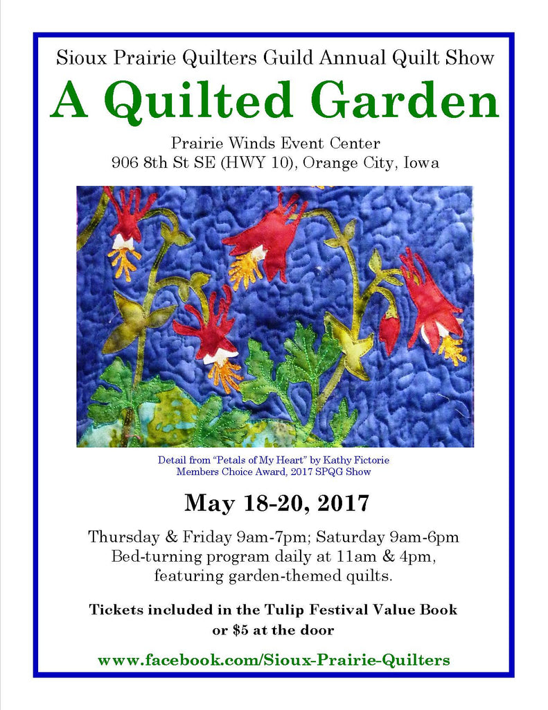 Come Visit an Iowa Quilt Show during the Orange City Tulip Festival