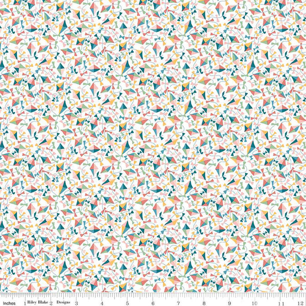 "Liberty London Parks"- Kite Flight A by Liberty Fabrics
