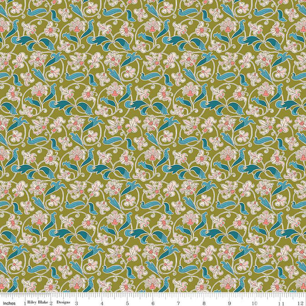 "Liberty London Parks"-Park Gates A by Liberty Fabrics