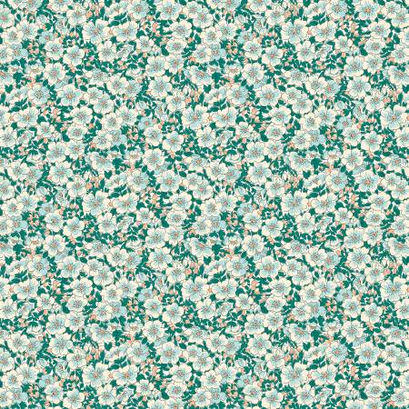 "Liberty Tree of Life"-Canopy Greens Dina Blossom by Liberty Fabrics