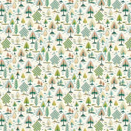 "Liberty Tree of Life"-Canopy Greens Arabella Tapestry by Liberty Fabrics