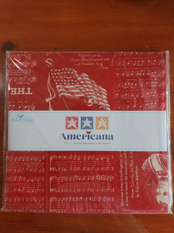 "Americana"- 42 pc 10 Inch Stacker by Lori Holt for Riley Blake