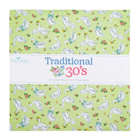 "Traditional 30s" 10" Stacker By Lindsay Wilkes For Riley Blake