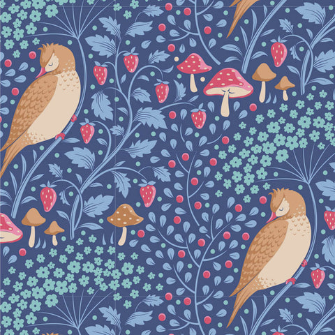 "Hibernation"- Sleepybird Denim by Tone Finnanger for Tilda