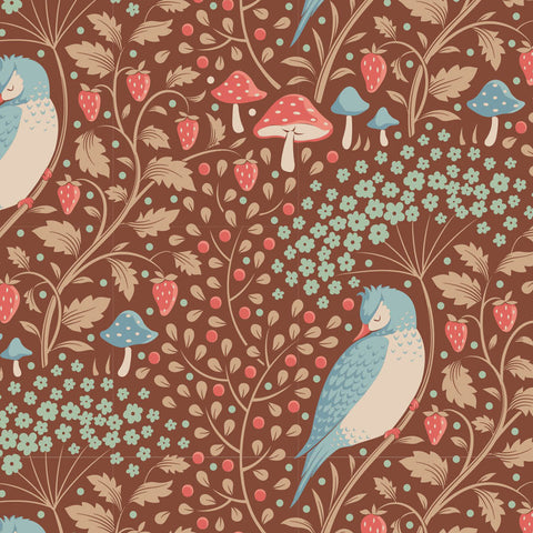 "Hibernation"- Sleepybird Pecan by Tone Finnanger for Tilda