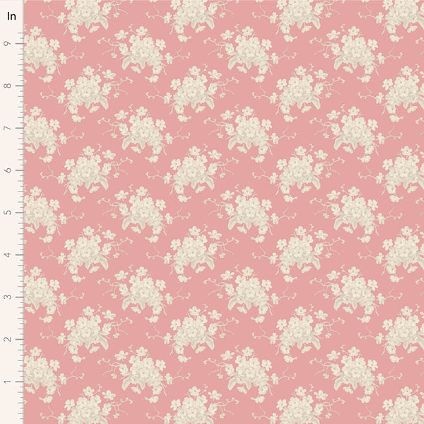 "Sunday Brunch"- White Flower Pink by Tone Finnanger for Tilda