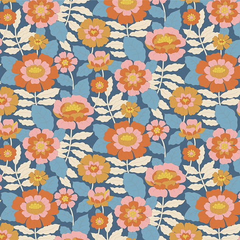 "Wallflower"- Beverly Blue by Tone Finnanger for Tilda