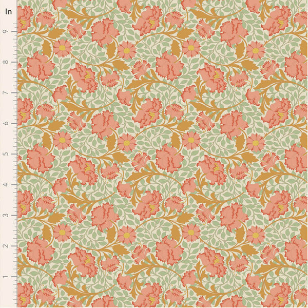 "Songbird"- Floral Coral by Tone Finnanger for Tilda