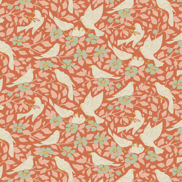 "Songbird"- Ava - Coral by Tone Finnanger for Tilda