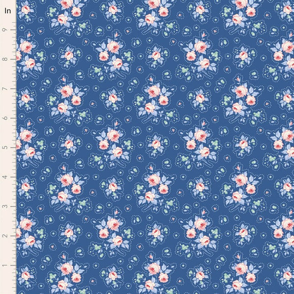 "Something Blue" First Kiss Denim by Tone Finnanger for Tilda