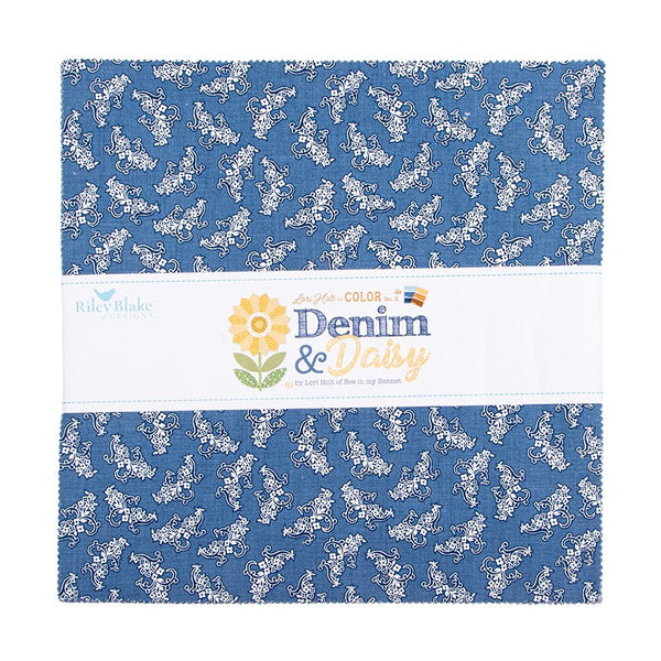 "Denim & Daisy" 10" Stacker By Lori Holt For Riley Blake
