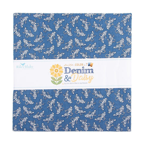 "Denim & Daisy" 10" Stacker By Lori Holt For Riley Blake