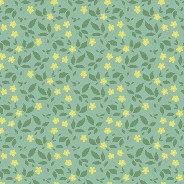 "Sunday Brunch"- Tipsy Teal by Tone Finnanger for Tilda