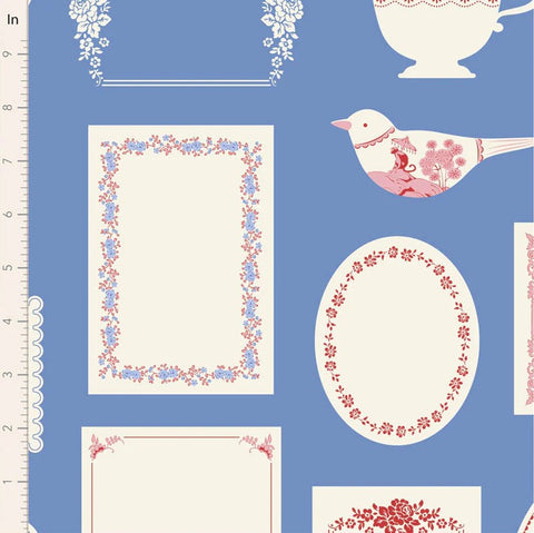 "Something Blue" Labels & Ornaments Blue by Tone Finnanger for Tilda