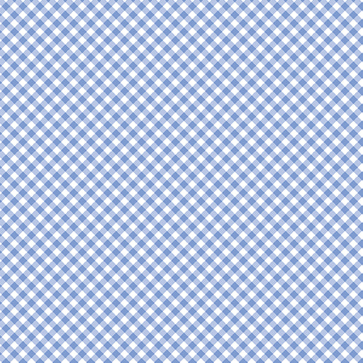"Red, White & Sweet" Sweet Gingham Light Blue  by Nicole Decamp  for Benartex