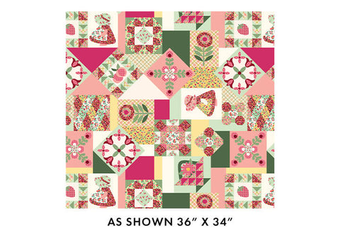 "Peaches & Cream" Sweet Garden Patch Multi by Kari Mathews for Benartex