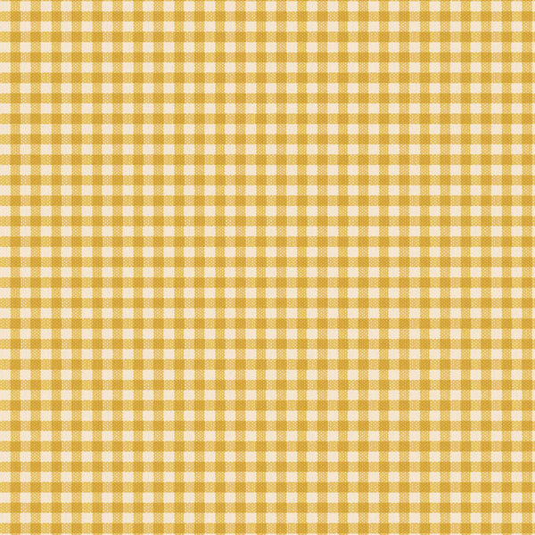 "Creating Memories"- Woven Gingham Yellow by Tone Finnanger for Tilda