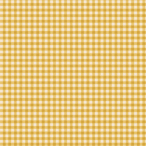 "Creating Memories"- Woven Gingham Yellow by Tone Finnanger for Tilda