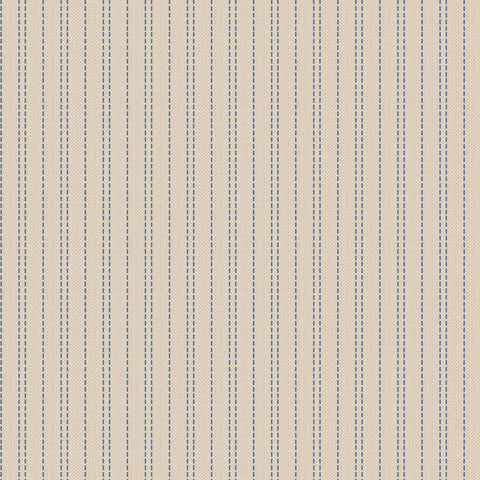 "Creating Memories"- Woven Seamstripe Blue by Tone Finnanger for Tilda