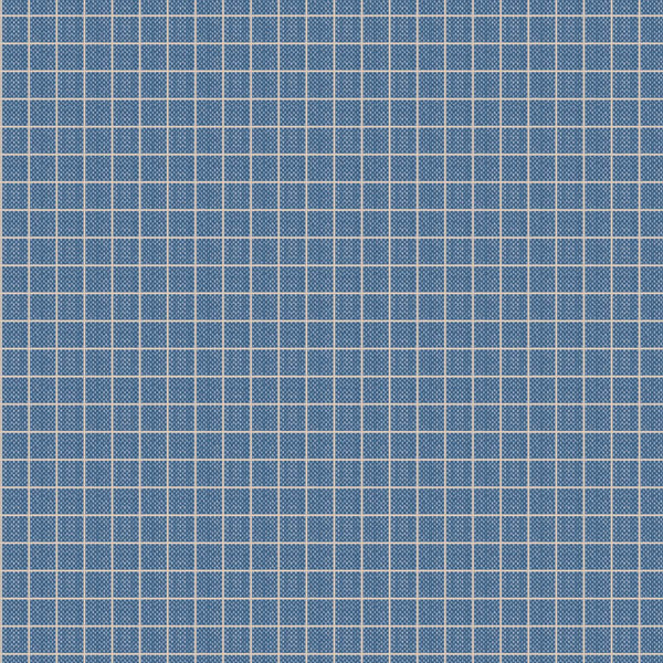 "Creating Memories"- Woven Plaid Blue by Tone Finnanger for Tilda