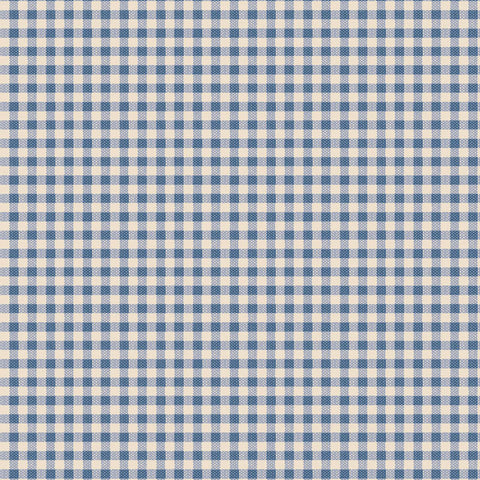 "Creating Memories"- Woven Gingham Blue by Tone Finnanger for Tilda