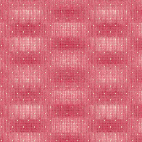 "Creating Memories"- Woven Tinydot Red by Tone Finnanger for Tilda