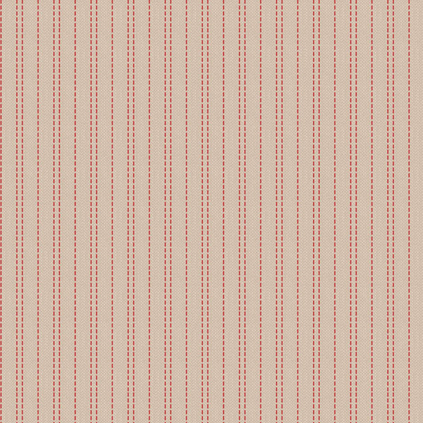 "Creating Memories"- Woven Seamstripe Red by Tone Finnanger for Tilda