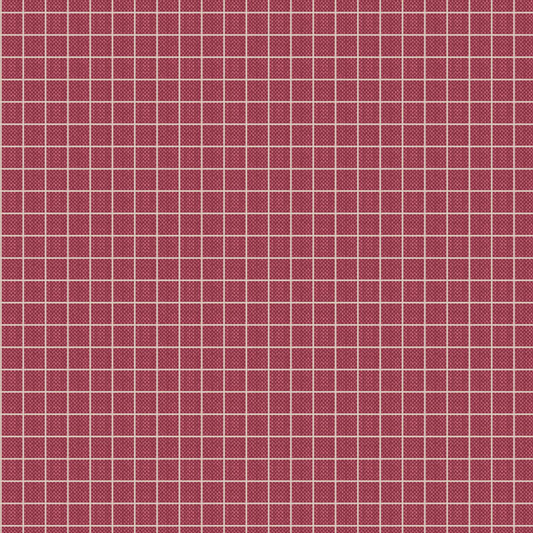 "Creating Memories"- Woven Plaid Burgundy by Tone Finnanger for Tilda