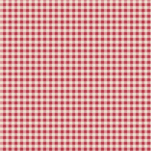 "Creating Memories"- Woven Gingham Red by Tone Finnanger for Tilda