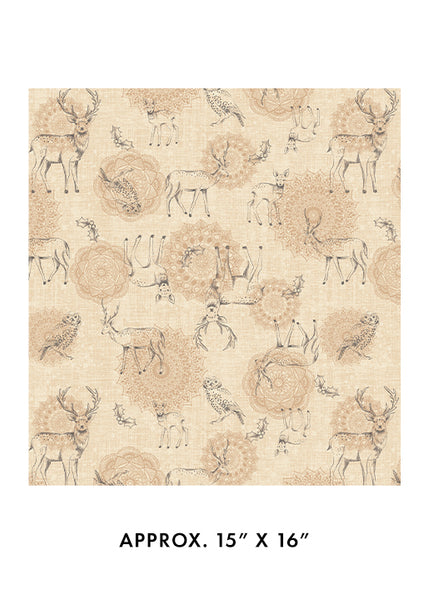 "Winter Haven" Winter Waltz Tan by Rachel Rossi Designs for Benartex