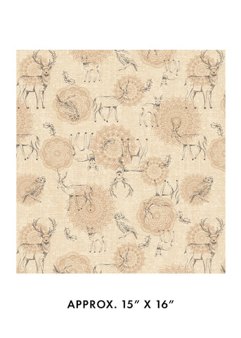 "Winter Haven" Winter Waltz Tan by Rachel Rossi Designs for Benartex
