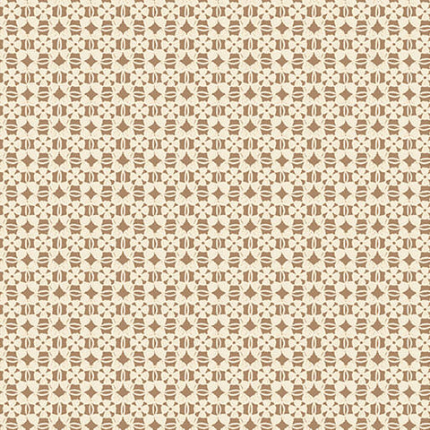 "Heirloom Garden" Soft Lace Mocha/Natural by Fox and Fables for Benartex