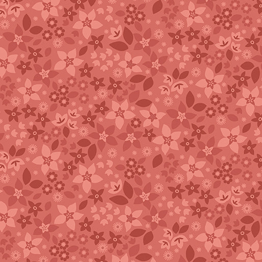 "Holly & Hearth" Star Flowers Spiced Cider by SHELLEY CAVANNA for Benartex