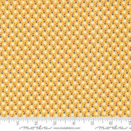 "30's Playtime 2025"-Bubbly Dots Sunshine by Linzee McCray for Moda