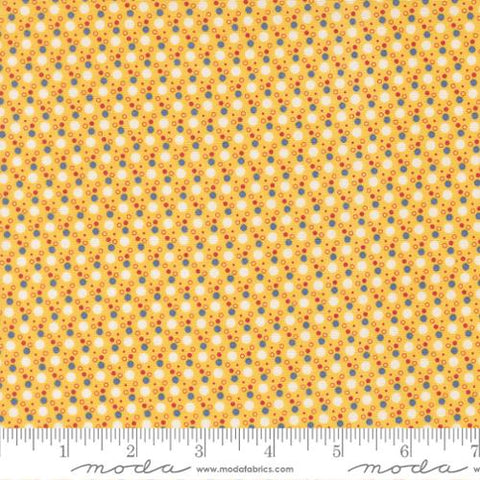 "30's Playtime 2025"-Bubbly Dots Sunshine by Linzee McCray for Moda