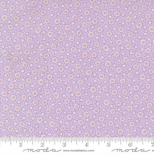 "30's Playtime 2025"-Dotty Daisy Lilac by Linzee McCray for Moda