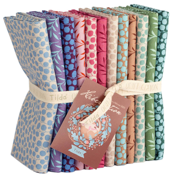 "Hibernation"- Eucalyptus/Olive 12 piece Blender Fat Quarter Bundle