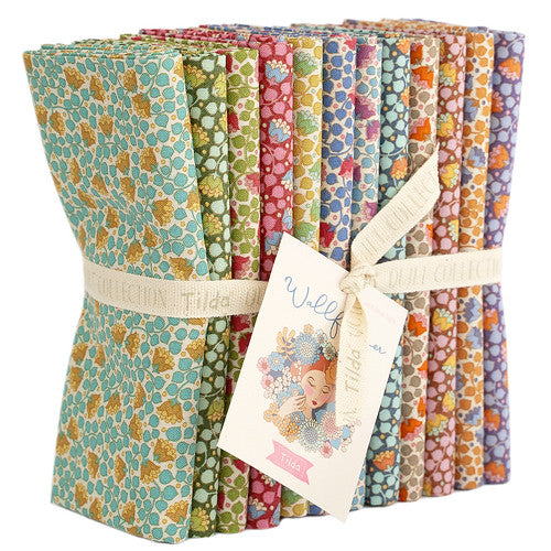 "Wallflower"-  Tilda 12 piece Bellflower Fat Quarter Bundle