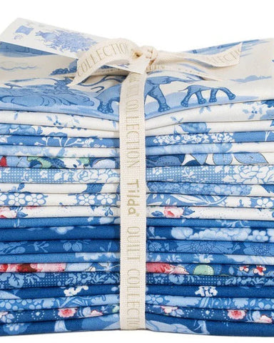 "Something Blue" Fat-Quarter-Bundle-20-fabrics 21x19 by Tone Finnanger for Tilda