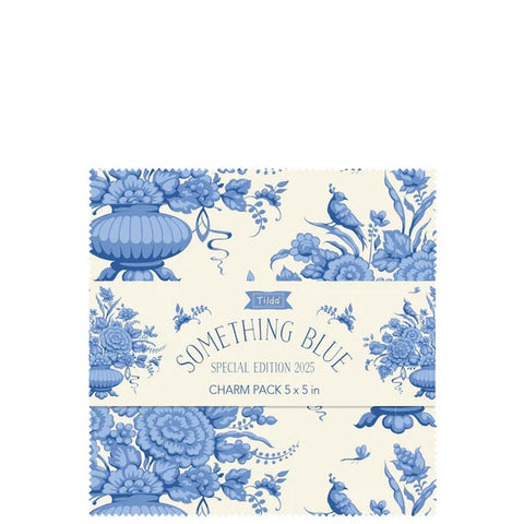 "Something Blue" Charm-Pack 5" squares-40pcs-2 each by Tone Finnanger for Tilda