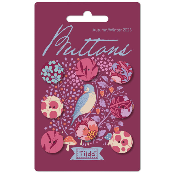 "Hibernation"-  Buttons 0.63 in (16mm)