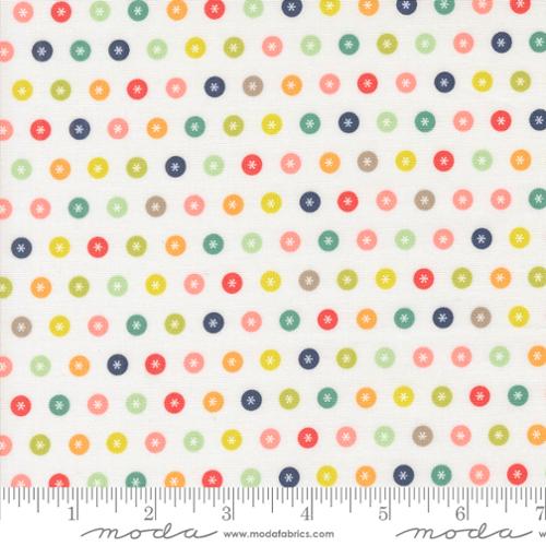 "Raspberry Summer"-Dots Dots Cloud by Sherri & Chelsi for Moda